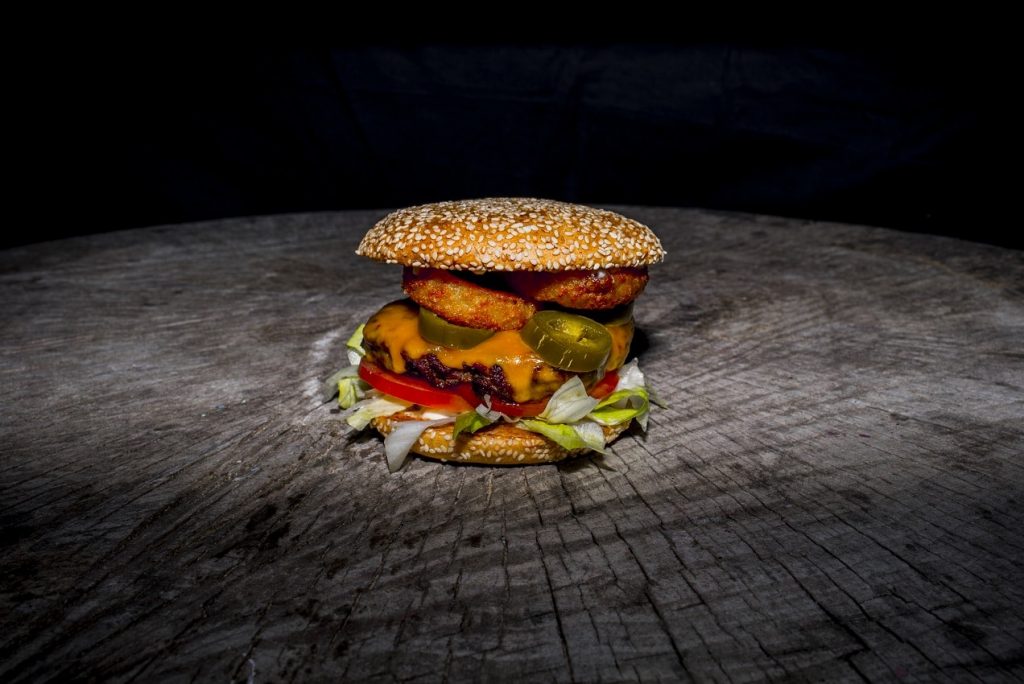 Packshot burger