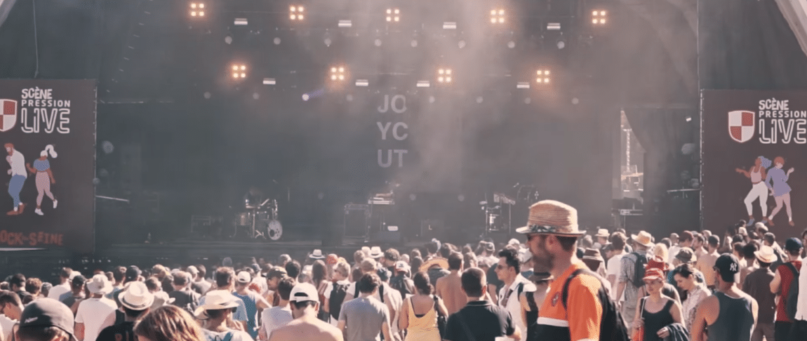 Production de vidéo en festival Rock en seine