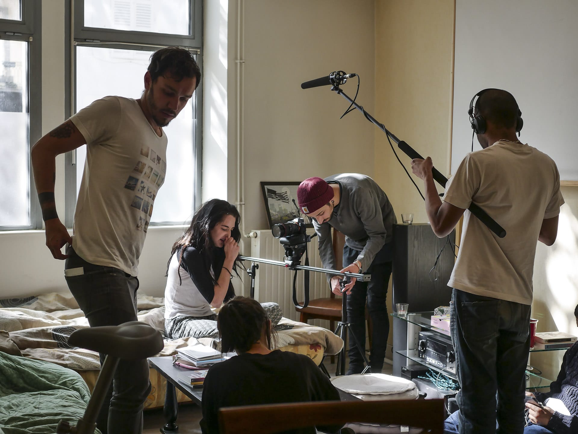 Tournage audiovisuel 48hfp Blanche et Vivi What Auvergne