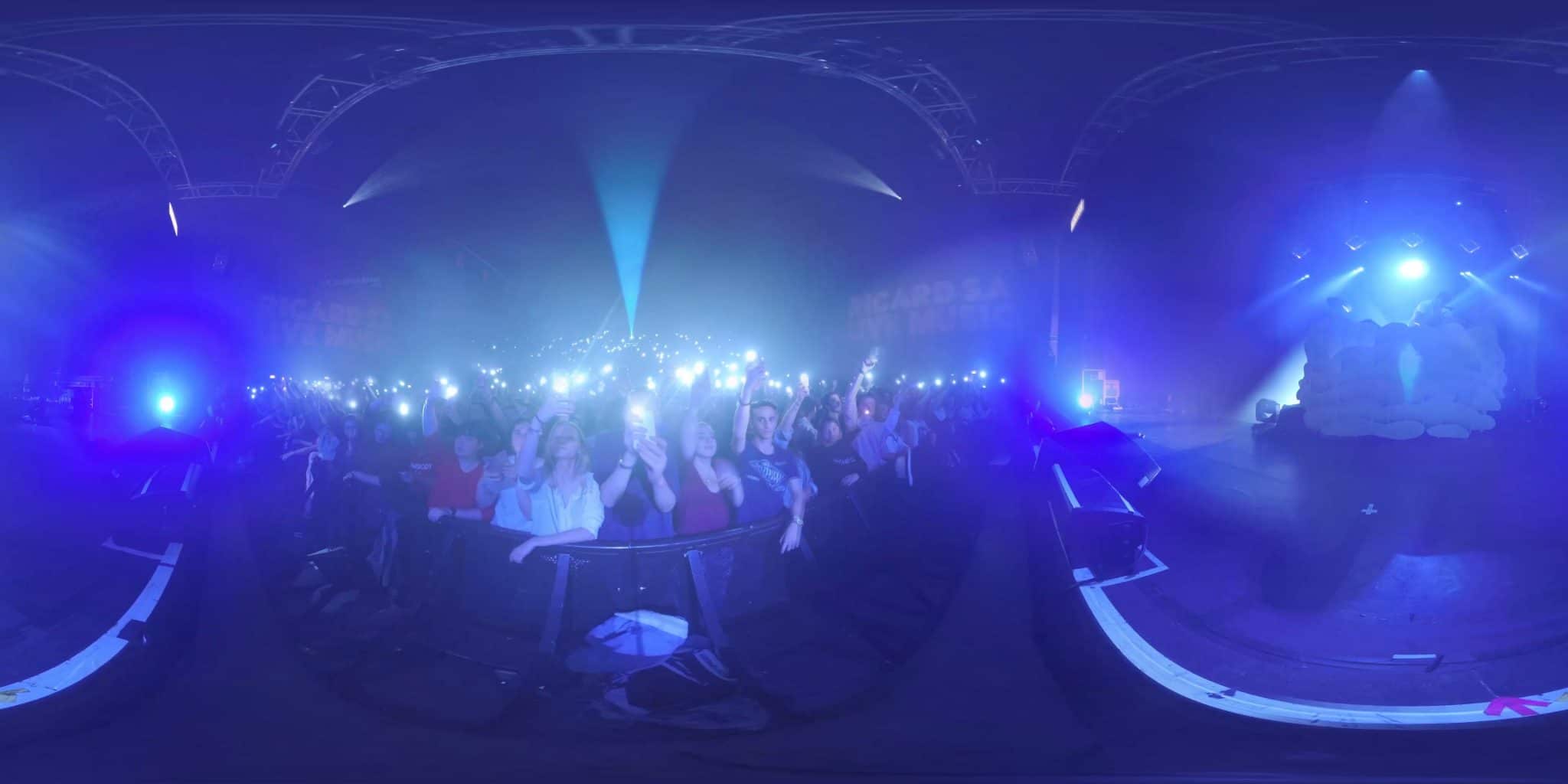 Concert en 360°: nouvelle manière de voir son artiste favori Mob en concert a la cooperative de mai captation live Concert en 360°: nouvelle manière de voir son artiste favori