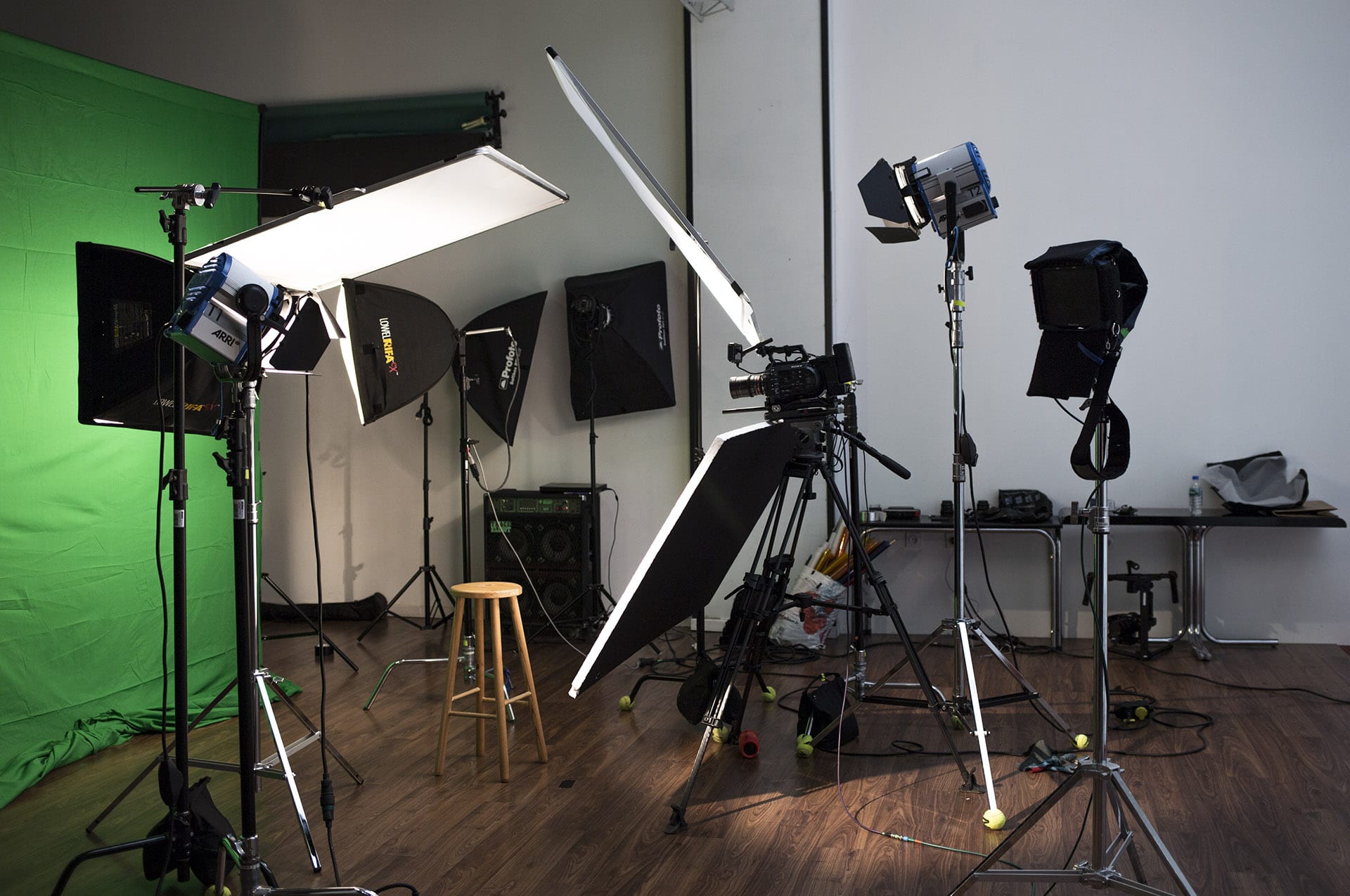 set-up éclairage vidéo