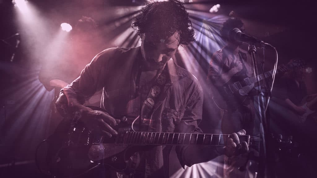 guitariste concert