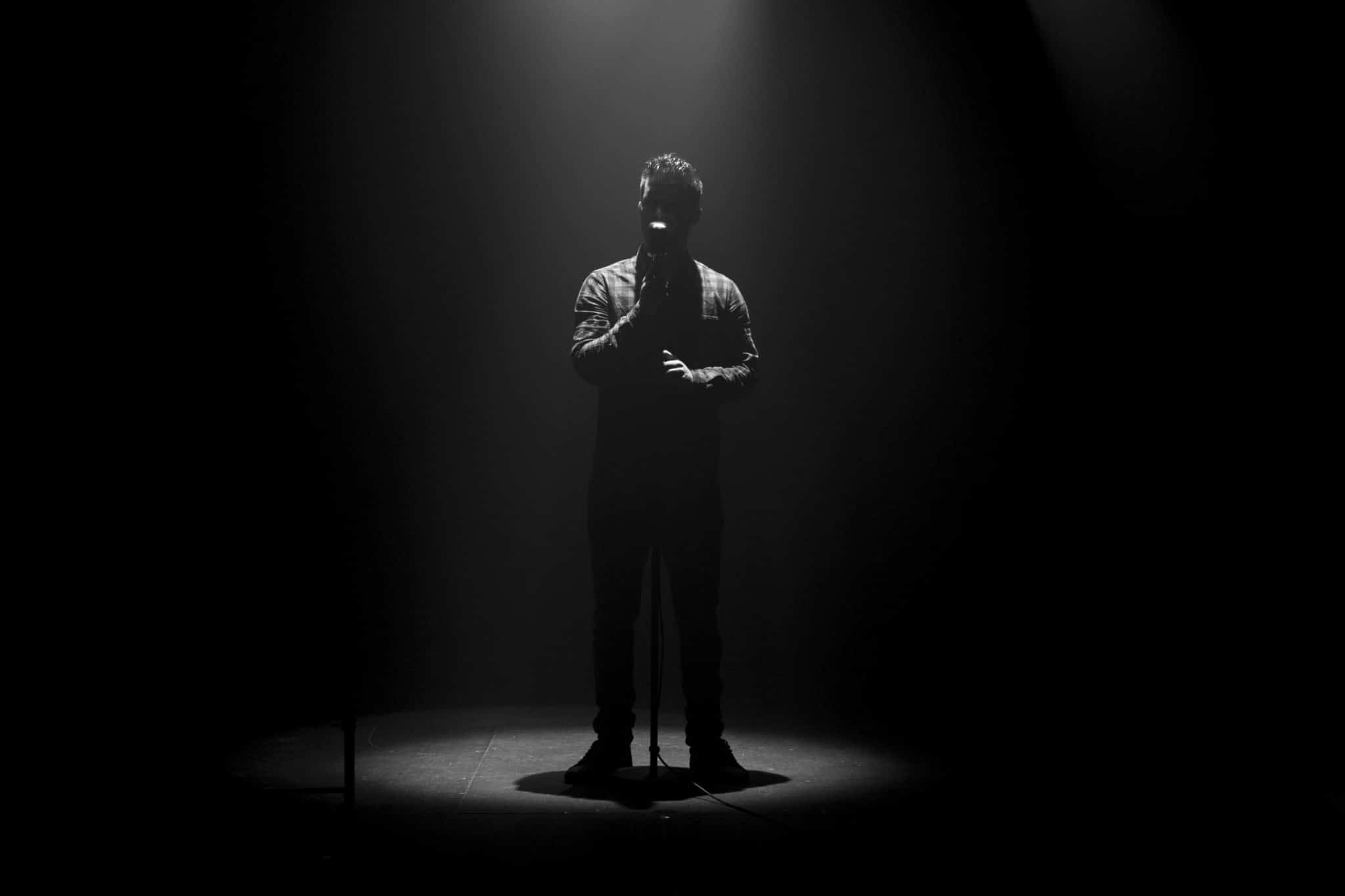 singer black and white